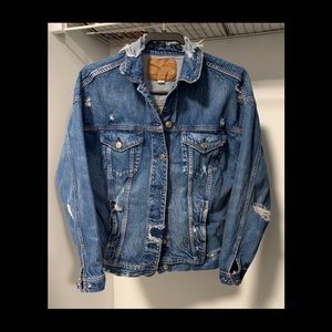 American Eagle Distressed Jean Jacket